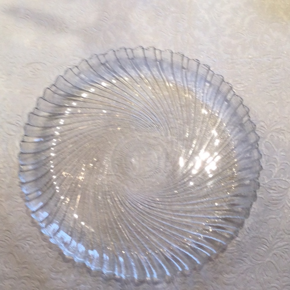 Arcoroc 10” Seabreeze Swirl Pattern Dinner Plate